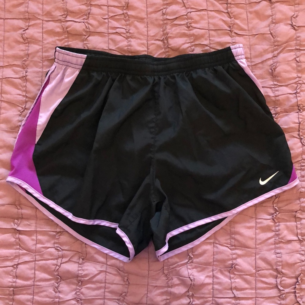 Black/Purple Nike Running Shorts